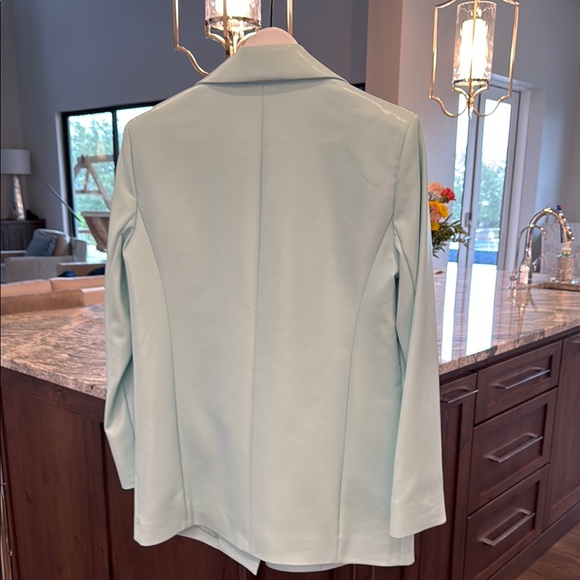 Alice+Olivia Elegant Mint Green Women's Blazer - Picture 4 of 5